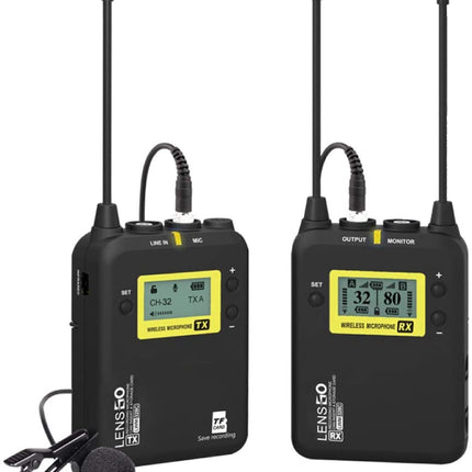Wireless Lavalier Microphone System LENSGO LWM-328C