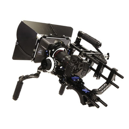 Tilta Universal Shoulder Rig- Baseplate w-Shoulder Pad- 4x4 Carbon Fiber Matte Box FF Unit