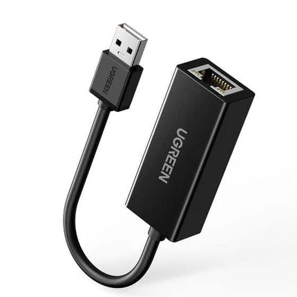 UGREEN USB 2.0 10-100Mbps Ethernet Adapter (Black)