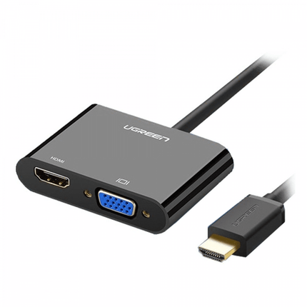 UGREEN HDMI to VGA + HDMI Converter