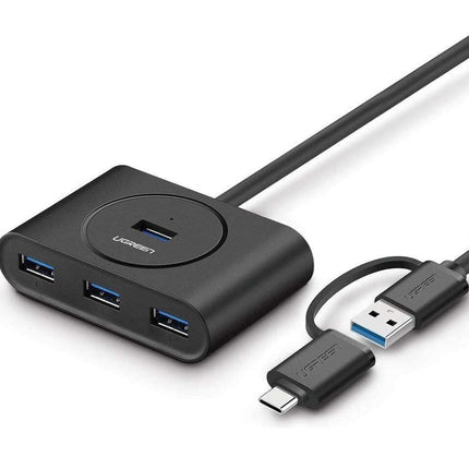 UGREEN USB 3.0 HUB WITH OTG (USB-C PLUG) 1m