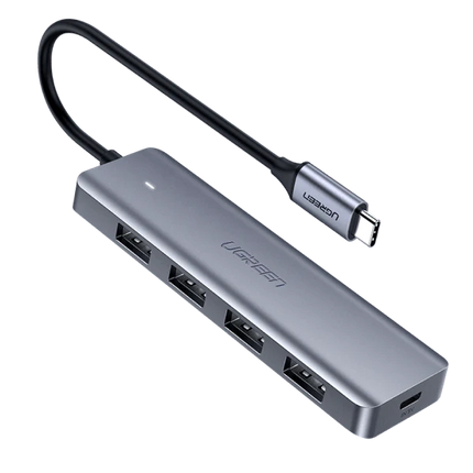 UGREEN 70336 4-Port USB3.0 Hub with USB-C Power Supply