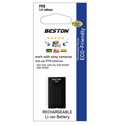 Beston F970 Replacement Battery for Sony