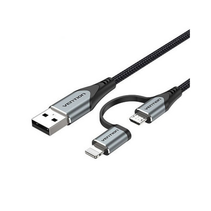Vention 2-in-1 USB Charging Cable