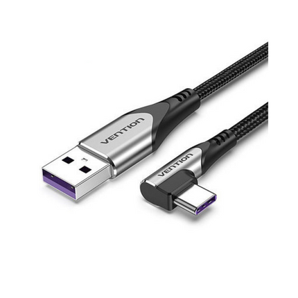 Vention USB-C Right Angle to USB 2.0 A Cable