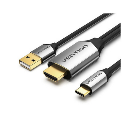 Vention USB-C To HDMI Cable with USB Power Supply