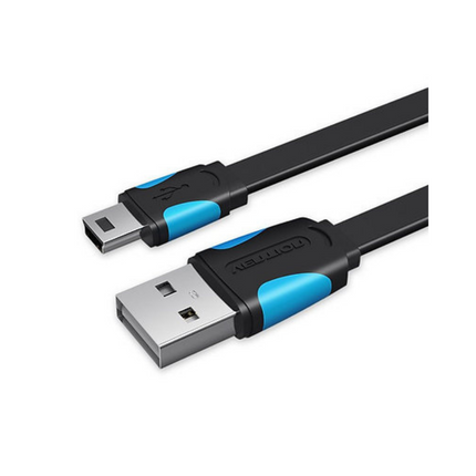 Vention Flat USB 2.0 A Male to Mini 5 Pin Male Cable