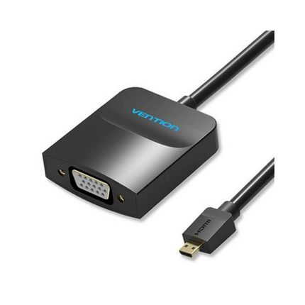 Vention Micro HDMI to VGA Converter with Female Micro USB and Audio Port