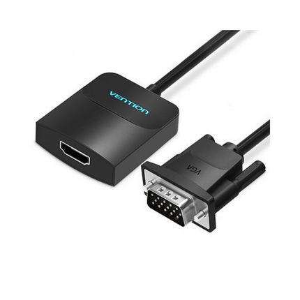 Vention VGA to HDMI Converter with Female Micro USB and Audio Port