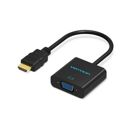 Vention Mini HDMI to VGA Converter with Female Micro USB and Audio Port