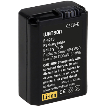 Watson NP-FW50 Lithium-Ion Battery Pack (7.4V- 1100mAh)