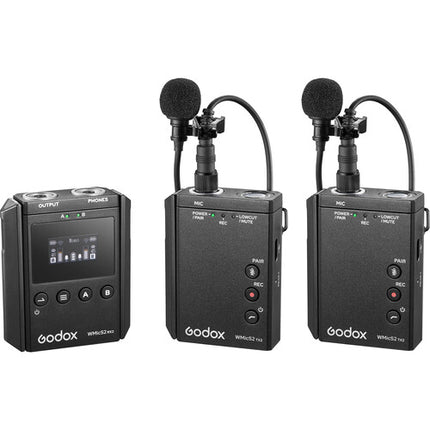 Godox WMic S2 K2 UHF Compact Wireless Microphone System