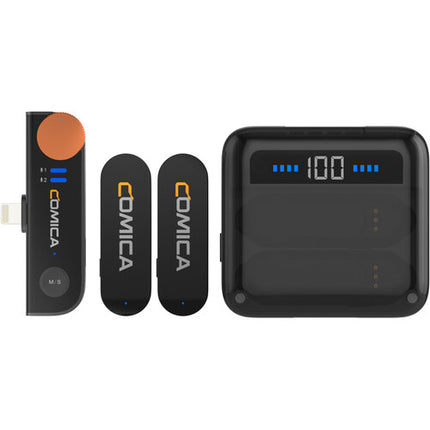 Comica Audio Vimo S MI 2-Person Wireless Microphone System with Lightning Connector for iOS Devices