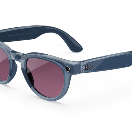 Ray-Ban Meta Headliner Gen 1-F Shiny Jeans-L Polar Dusty Red