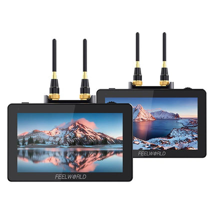 FeelWorld Two 5.5 - On-Camera Monitors with Wireless Transmitter And Receiver System