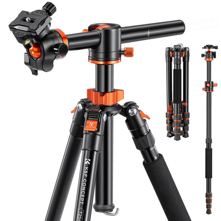 K&F Aluminum 4 Section KF09090V1 Tripod Load Capacity 10kg T254A4 and BH 28L