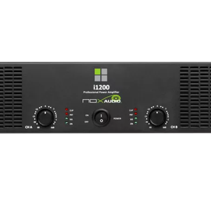 NOX AUDIO Professional Power Amplifier I1200-I2000