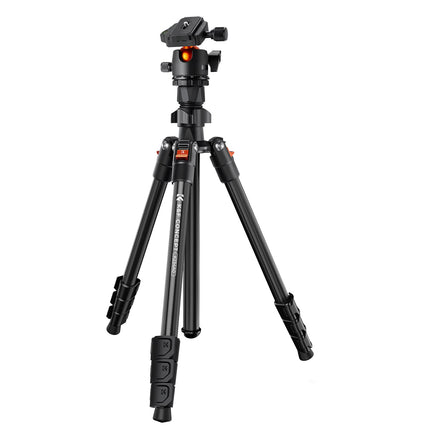 K&F Concept 1.6m Lightweight Aluminum Compact Tripod with BH-28L Ball Head