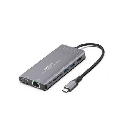 Onten 95117 8 IN 1 Type-C Multifunctional Dock Station
