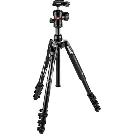 Manfrotto MKBFRLA4BK-BH Befree Advanced Travel Aluminum Tripod with 494 Ball Head (Lever Locks- Black)