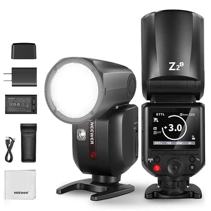 NEEWER Z2 TTL Round Head Flash Speedlite