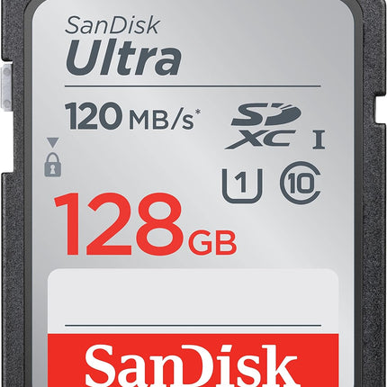 SanDisk Ultra 128GB SDXC Memory Card 120MB-s