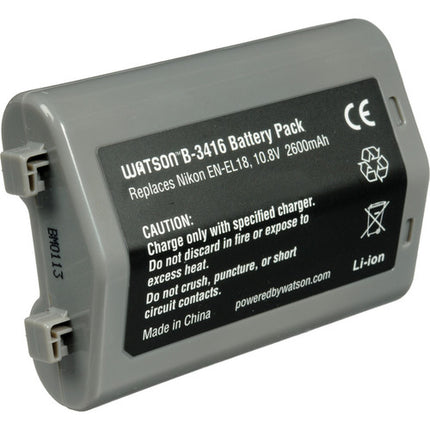 Watson EN-EL18 Lithium-Ion Battery Pack (10.8V- 2600mAh)