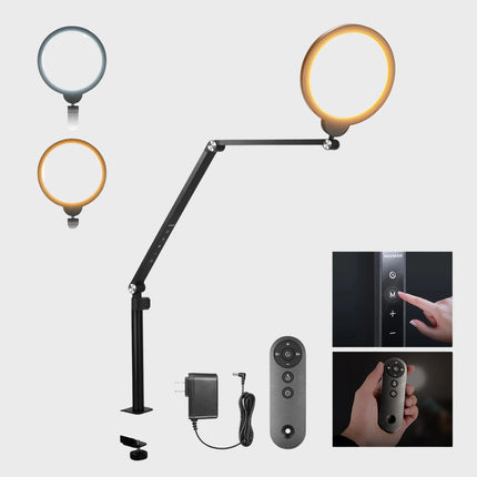 NEEWER BASICS R18 18W 7 inch Round Fill Light With Desktop Stand