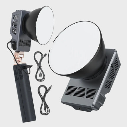 Mamen 100W RGB LED COB Professional LED Video Light with 140W Power Supply Handle